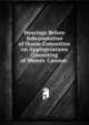 Hearings Before Subcommittee of House Committee on Appropriations Consisting of Messrs. Cannon ., 
