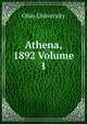 Athena, 1892 Volume 1, Ohio University 