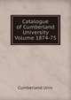 Catalogue of Cumberland University Volume 1874-75, Cumberland Univ. 
