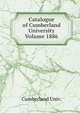 Catalogue of Cumberland University Volume 1886, Cumberland Univ. 