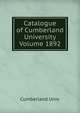 Catalogue of Cumberland University Volume 1892, Cumberland Univ. 