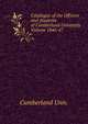 Catalogue of the Officers and Students of Cumberland University Volume 1846-47, Cumberland Univ. 