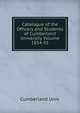 Catalogue of the Officers and Students of Cumberland University Volume 1854-55, Cumberland Univ. 