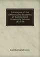 Catalogue of the Officers and Students of Cumberland University Volume 1855-56, Cumberland Univ. 