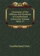 Catalogue of the Officers and Students of Cumberland University Volume 1856-57, Cumberland Univ. 