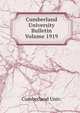 Cumberland University Bulletin Volume 1919, Cumberland Univ. 