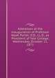 Addresses at the inauguration of Professor Noah Porter, D.D., LL.D., as President of Yale College, Wednesday, October 11, 1871, 