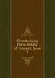 Contributions to the Botany of Vermont, Issue 5, 