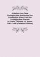 Arbeiten Aus Dem Zoologischen Instituten Der Universit?t Wien Und Der Zoologischen Station in Triest, Volume 16, issues 1905-1906 (German Edition), 