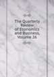 The Quarterly Review of Economics and Business, Volume 26, 