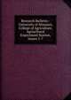 Research Bulletin - University of Missouri, College of Agriculture, Agriucltural Experiment Station, Issues 1-7, 