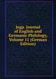Jegp. Journal of English and Germanic Philology, Volume 11 (German Edition), 