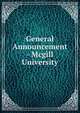 General Announcement - Mcgill University, 