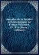 Annales de la Societe entomologique de France Volume t. 85 1916 (French Edition), 
