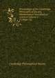 Proceedings of the Cambridge Philosophical Society, Mathematical and physical sciences Volume v. 2 (1866-76), Cambridge Philosophical Society 