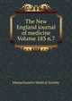 The New England journal of medicine Volume 183 n.7, Massachusetts Medical Society 