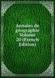 Annales de geographie Volume 20 (French Edition), 