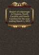 Report of colportage in Virginia, North Carolina and South Carolina for the year ending March 1, 1855, 