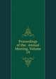 Proceedings of the . Annual Meeting, Volume 19, 