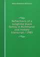 Reflections of a longtime black family in Richmond: oral history transcript / 1985, Harry Wheaton Williams 
