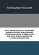 Hints of imposition, an illustrated guide for printer and pressman in the construction of book-forms, also other matters pertaining to letter-press printing, Tom Burton Williams 