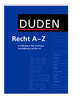 Duden. Recht A-Z, 