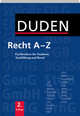 Duden Recht A - Z : Fachlexikon fur Studium, Ausbildung und Beruf, Collectif 