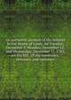 An authentic account of the debates in the House of Lords, on Tuesday, December 9, Monday, December 15, and Wednesday, December 17, 1783, on the bill . of the territories, revenues, and commerc, 