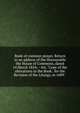 Book of common prayer. Return to an address of the Honourable the House of Commons, dated 14 March 1854; --for, "Copy of the alterations in the Book . for the Revision of the Liturgy, in 1689.", 