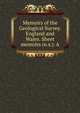 Memoirs of the Geological Survey. England and Wales. Sheet memoirs (o.s.). A., 