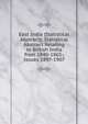 East India (Statistical Abstract): Statistical Abstract Relating to British India from 1840-1865-, Issues 1897-1907, 