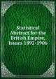 Statistical Abstract for the British Empire, Issues 1892-1906, 