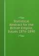 Statistical Abstract for the British Empire, Issues 1876-1890, 