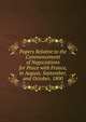 Papers Relative to the Commencement of Negociations for Peace with France, in August, September, and October, 1800, 