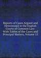 Reports of Cases Argued and Determined in the English Courts of Common Law: With Tables of the Cases and Principal Matters, Volume 15, 