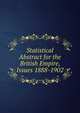 Statistical Abstract for the British Empire, Issues 1888-1902, 