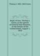 Reply of Gen. Thomas J. Green, to the speech of General Sam Houston, in the Senate of the United States, August 1, 1854, Thomas J. 1802-1863 Green 
