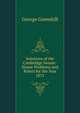 Solutions of the Cambridge Senate-House Problems and Riders for the Year 1875, George Greenhill 