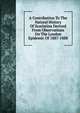 A Contribution To The Natural History Of Scarlatina Derived From Observations On The London Epidemic Of 1887-1888, 