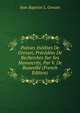 Poesies Inedites De Gresset, Precedees De Recherches Sur Ses Manuscrits, Par V. De Beauville (French Edition), Jean Baptiste L. Gresset 