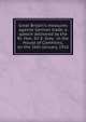 Great Britain's measures against German trade; a speech delivered by the Rt. Hon. Sir E. Grey . in the House of Commons, on the 26th January, 1916, 