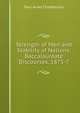 Strength of Men and Stability of Nations: Baccalaureate Discourses, 1873-7, Paul Ansel Chadbourne 