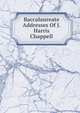 Baccalaureate Addresses Of J. Harris Chappell, 