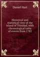 Historical and statistical view of the island of Trinidad, with chronological table of events from 1782, Daniel Hart 