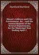 Mayor's Address and City Government, for ., and the Annual Reports of the Several Departments, for the Municipal Year Ending April 1 ., Hartford Hartford 