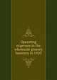 Operating expenses in the wholesale grocery business in 1920, 