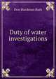 Duty of water investigations, Don Hurdman Bark 