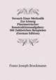 Versuch Einer Methodik Zur Losung Planimetrischer Konstruktionsaufgaben: Mit Zahlreichen Beispielen (German Edition), Franz Joseph Brockmann 