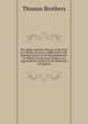 The Rights and the Wrongs of the Poor in a Series of Letters: Addressed to the Working Classes of All Denominations: To Which, On the Same Subject, Are Appended Six Letters to the Noblemen of England, Thomas Brothers 