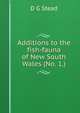 Additions to the fish-fauna of New South Wales (No. 1.), D G Stead 